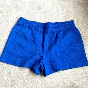 J.Crew electric blue shorts with pockets. Size 4